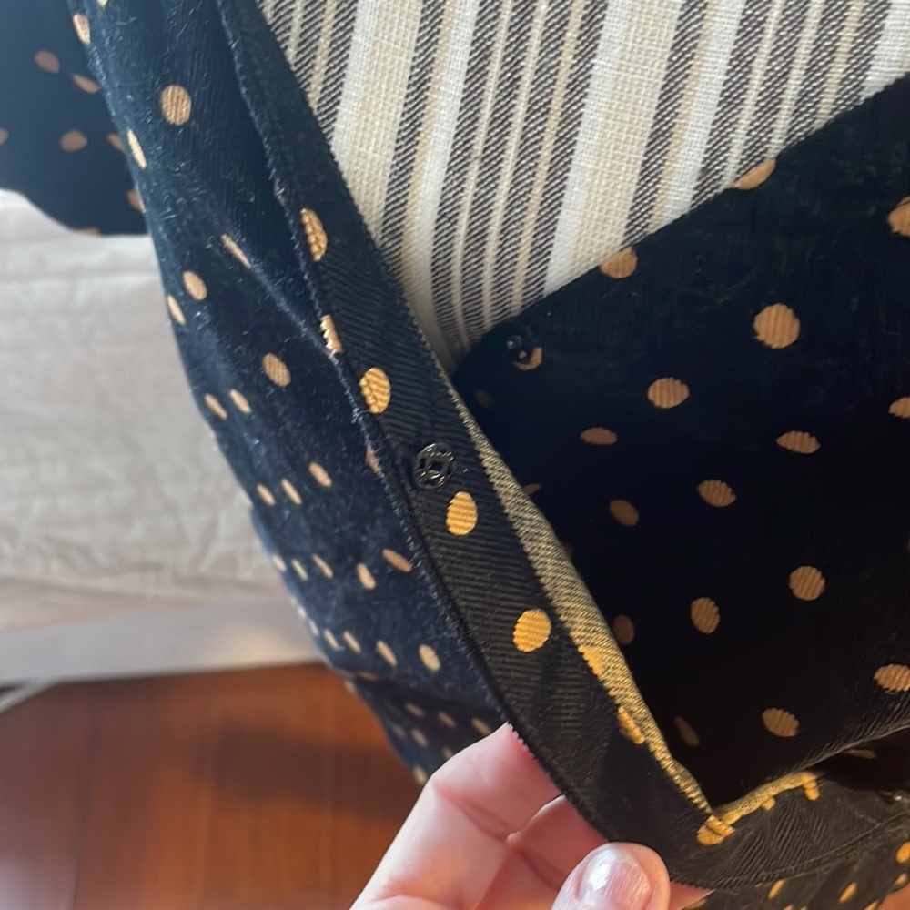 Madewell Corduroy Cropped Top with bubble sleeves - Picture 5 of 8